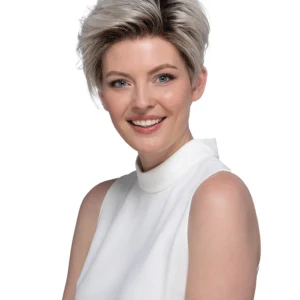 SILVERSUNRT8 - Iced Blonde Dusted with Soft Sand & Golden Brown Roots