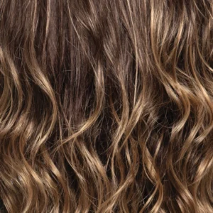 TOFFEELATTE - Light Chestnut Brown Base with Painted Caramel Blonde Highlights