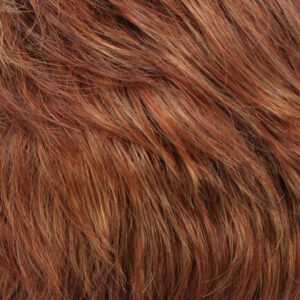 R133/24H - Auburn Bright Red with Pale Golden Blonde Highlights
