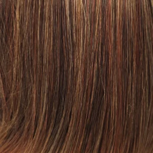 COPPERSUNSET - Chestnut Brown with Vibrant Copper Red Highlights / Subtle Auburn Tipped Ends