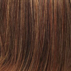COPPERSUNSET - Chestnut Brown with Vibrant Copper Red Highlights / Subtle Auburn Tipped Ends