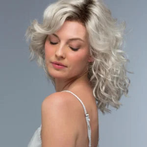 SILVERSUNRT8 - Iced Blonde Dusted with Soft Sand & Golden Brown Roots