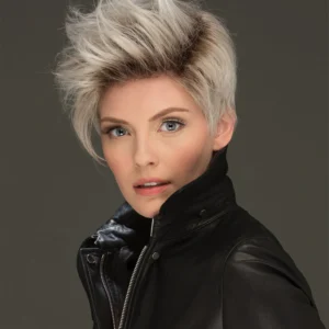 SILVERSUNRT8 - Iced Blonde Dusted with Soft Sand & Golden Brown Roots