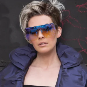 ICYSHADOW - Iced Blonde Dusted with Soft Sand & Golden Brown Roots with Golden Brown Underneath