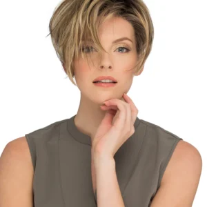 RH12/26RT4 - Light Brown with Chunky Golden Blonde Highlights & Dark Brown Roots