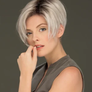 SILVERSUNRT8 - Iced Blonde Dusted with Soft Sand & Golden Brown Roots