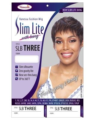 SLB Three Synthetic Hair Full Wig Slim LIte By Vanessa - Image 3
