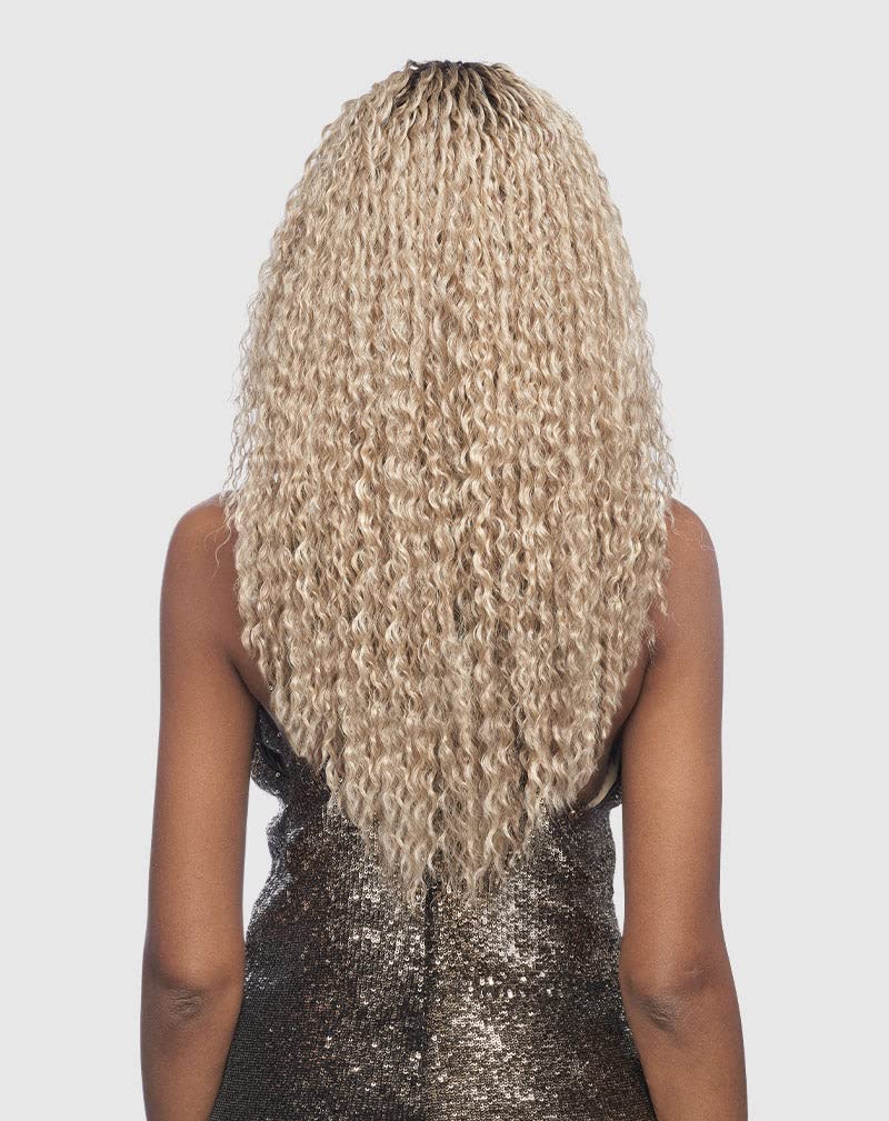 VANESSA Top Lace Super Middle Lace Part Medium Long Length Wavy Style Heat Wave Synthetic Wig - TOPS M SAKIRA (BT4007) - Image 3