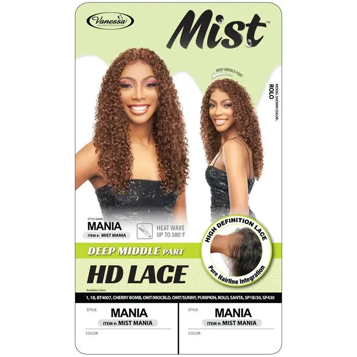Vanessa Mist Synthetic Deep Middle Part HD Lace Wig - MIST MANIA - Image 4