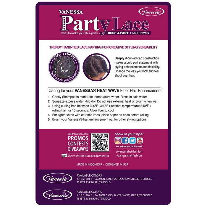 Vanessa Party Lace Deep J Part Synthetic Wig DJ NASI - Image 6