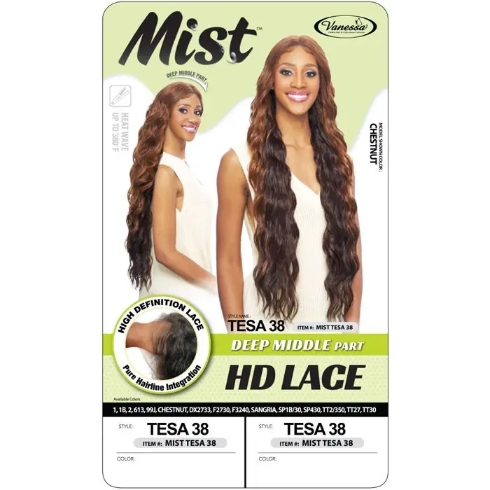 Vanessa Synthetic HD Lace Part Wig - MIST TESA 38 - Image 5