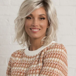 SUNLITBLONDE - Soft Blend of Sandy Blonde, Lightest Blonde & Iced Blonde with a Light Golden Brown Root