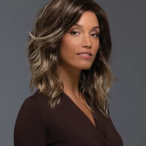 ICEDMOCHA - Light Chestnut Brown Base with Light Brown / Ash Blonde / Golden Blonde Painted Highlights