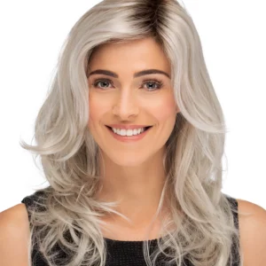 SILVERSUNRT8 - Iced Blonde Dusted with Soft Sand & Golden Brown Roots